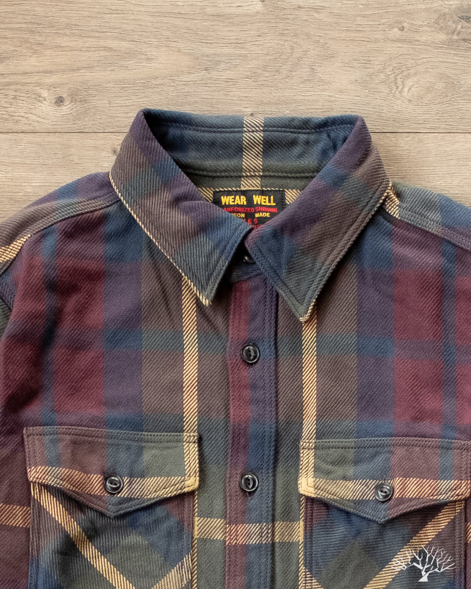 UES Extra Heavy Flannel (502354) - Wine