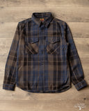 UES Extra Heavy Flannel (502552) - Navy