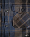 UES Extra Heavy Flannel (502552) - Navy
