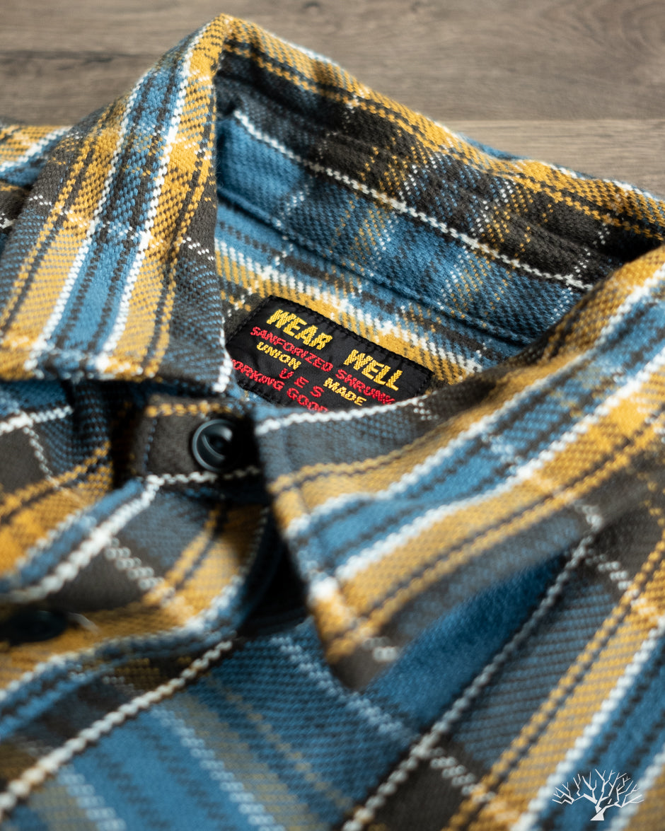 UES Heavy Flannel (502352) - Blue
