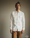 UES Herringbone Double Gauze Long-Sleeve Shirt - White