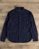 UES Indigo Cotton Viyella Shirt