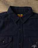 UES Indigo Cotton Viyella Shirt