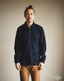 UES Indigo Cotton Viyella Shirt