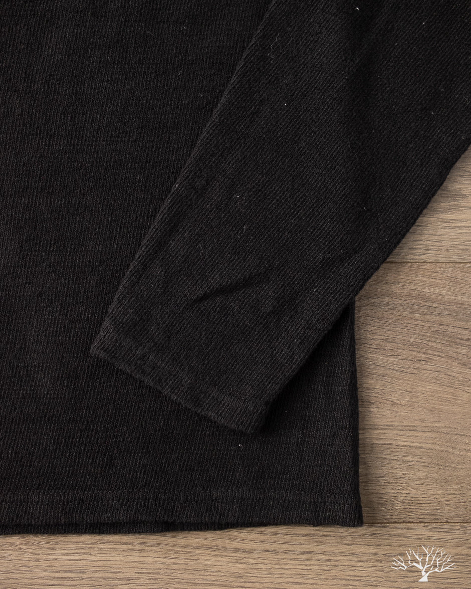 UES Linen Long Sleeve Tee - Black