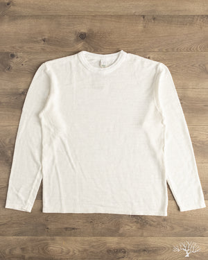 UES - Linen Long Sleeve Tee - White – Withered Fig