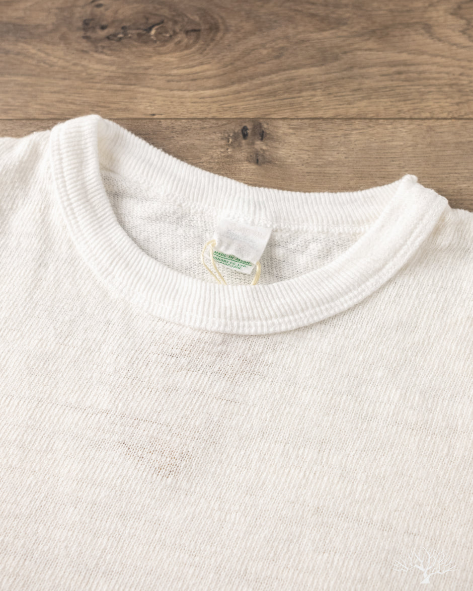 UES Linen Long Sleeve Tee - White