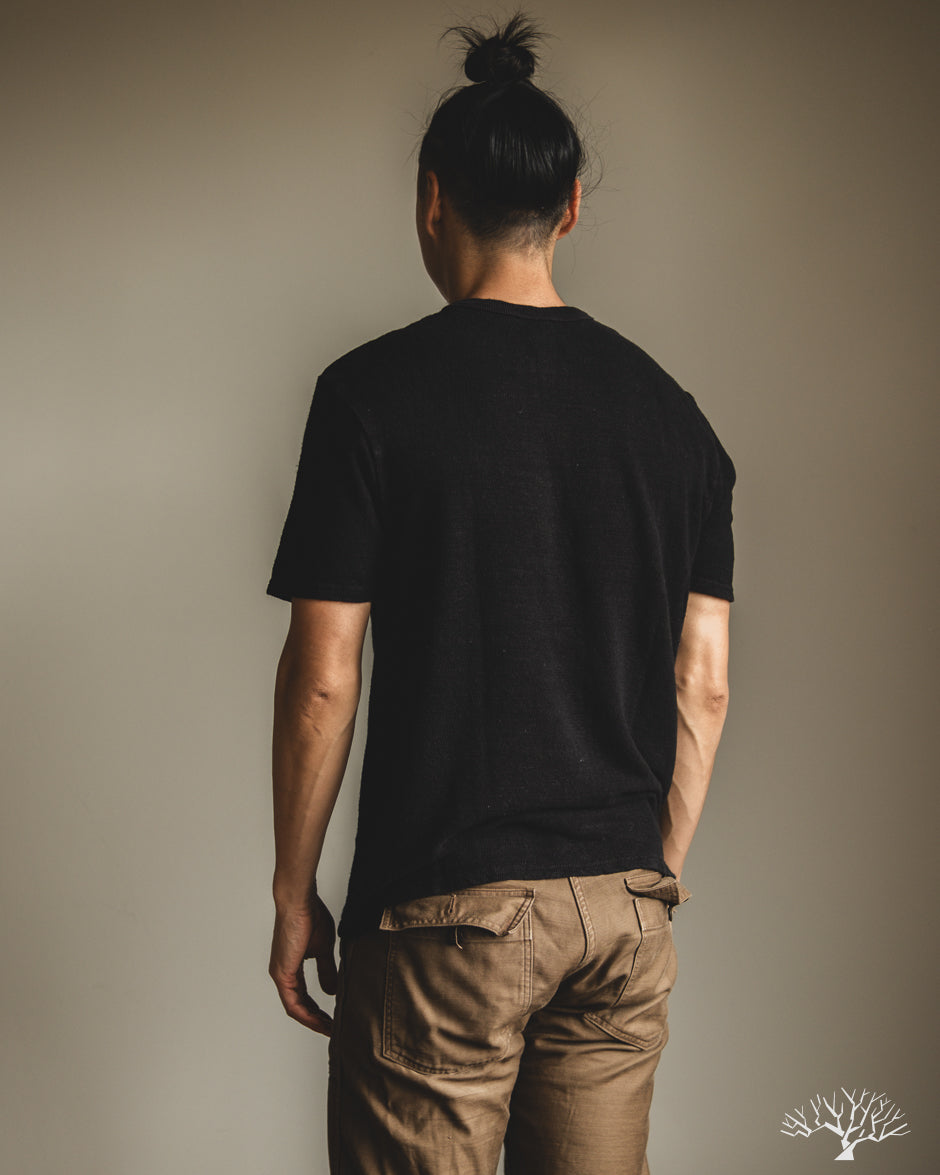 UES Linen Short Sleeve Tee - Black