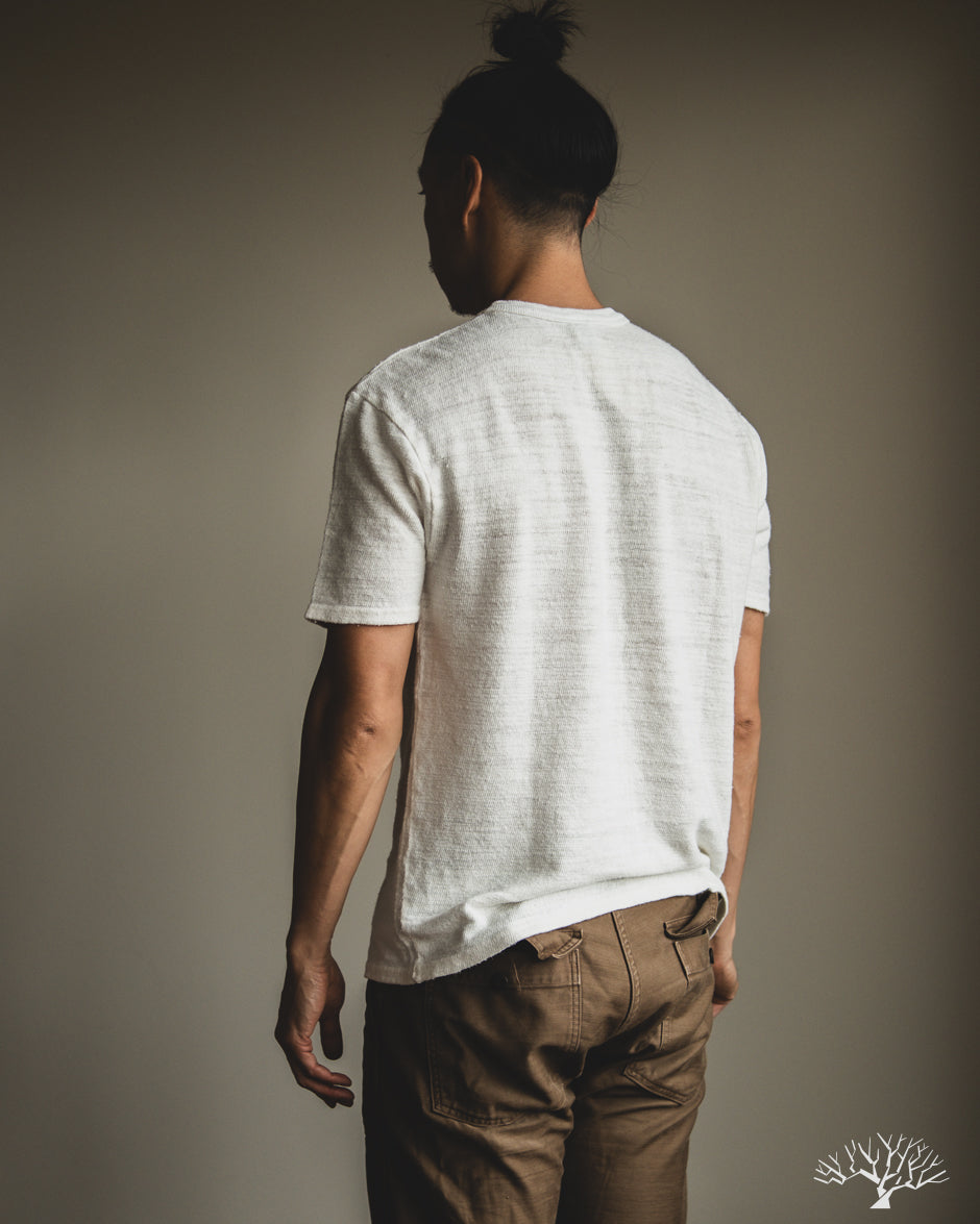 UES Linen Short Sleeve Tee - White