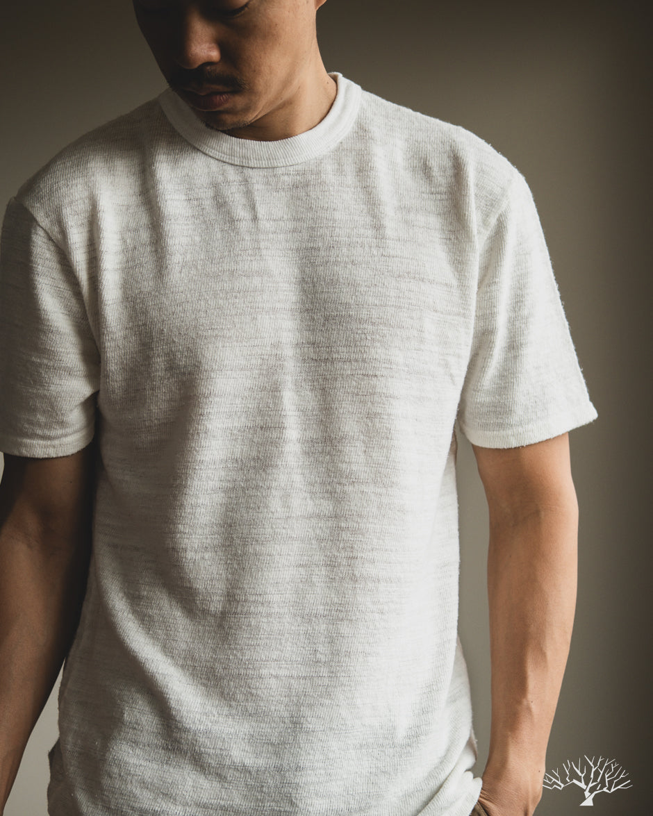 UES Linen Short Sleeve Tee - White