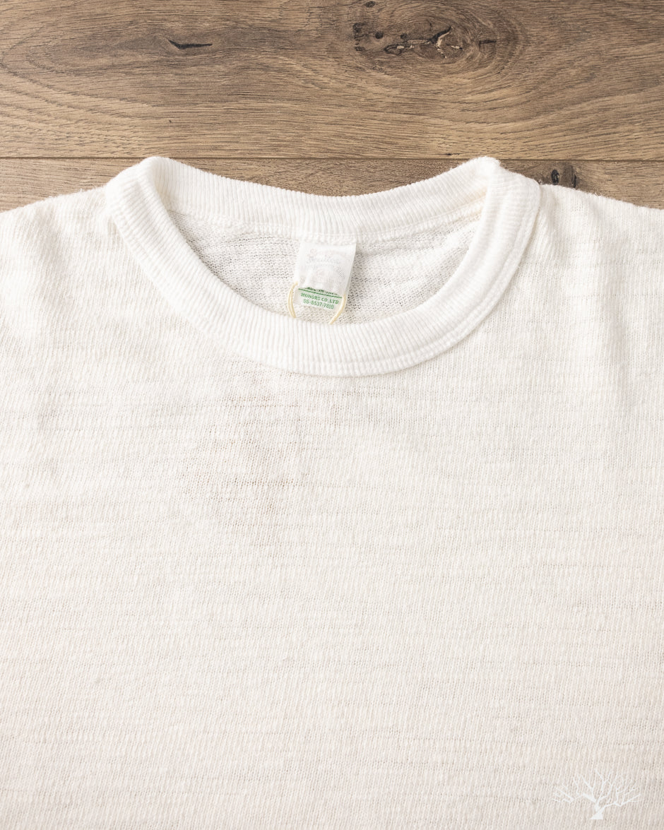 UES Linen Short Sleeve Tee - White