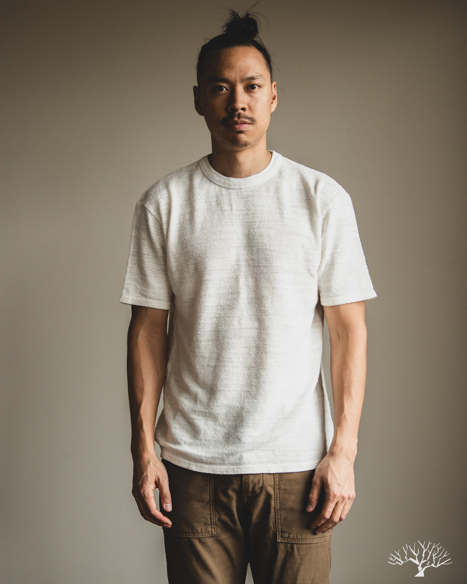 UES Linen Short Sleeve Tee - White