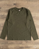 UES No. 8 Slub Nep Long-Sleeve Tee - Green