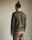 UES No. 8 Slub Nep Long-Sleeve Tee - Green