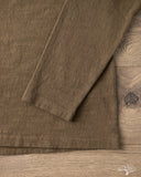 UES No. 8 Slub Nep Long-Sleeve Tee - Olive