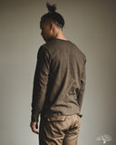 UES No. 8 Slub Nep Long-Sleeve Tee - Olive