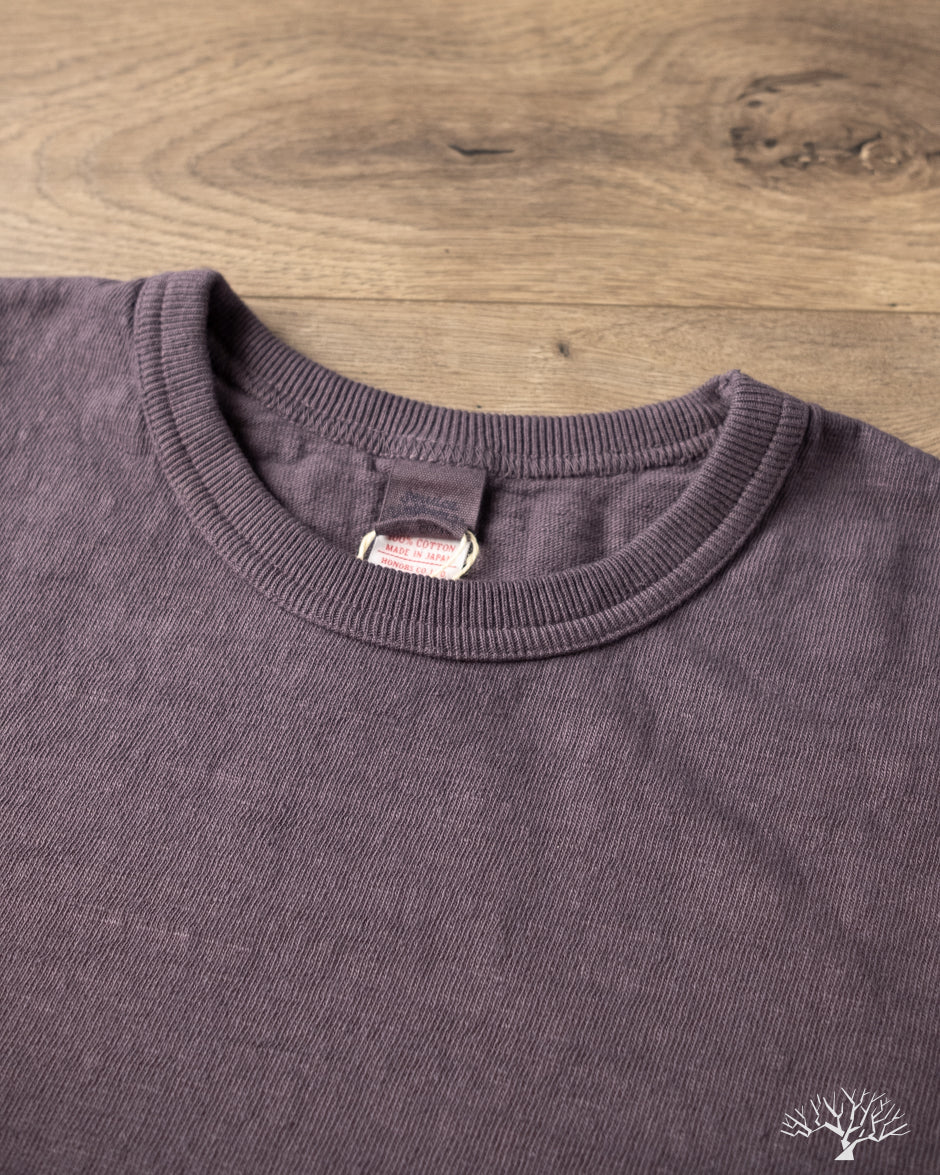 UES No. 8 Slub Nep Long-Sleeve Tee - Purple Navy
