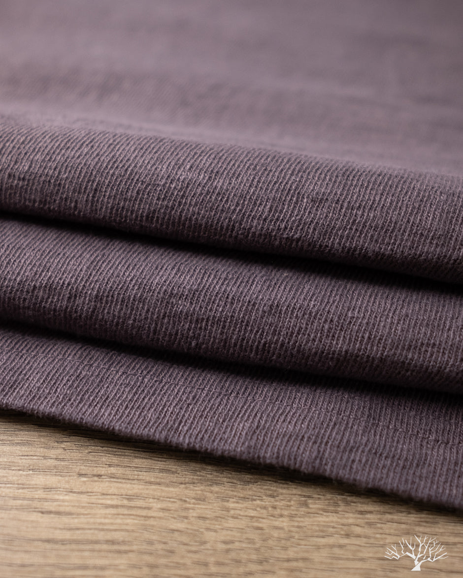 UES No. 8 Slub Nep Long-Sleeve Tee - Purple Navy