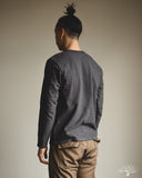 UES No. 8 Slub Nep Long-Sleeve Tee - Steel Gray