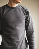 UES No. 8 Slub Nep Long-Sleeve Tee - Steel Gray