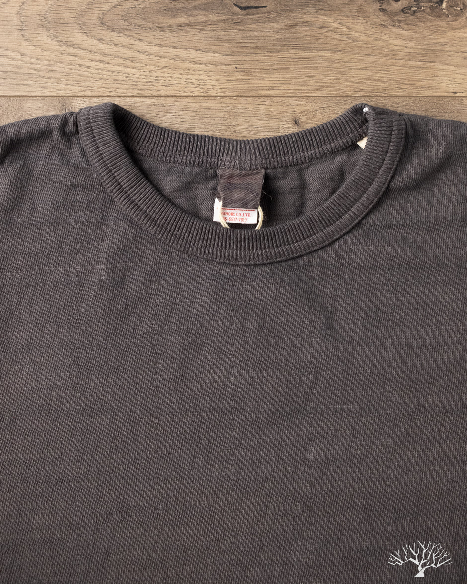 UES No. 8 Slub Nep Long-Sleeve Tee - Steel Gray