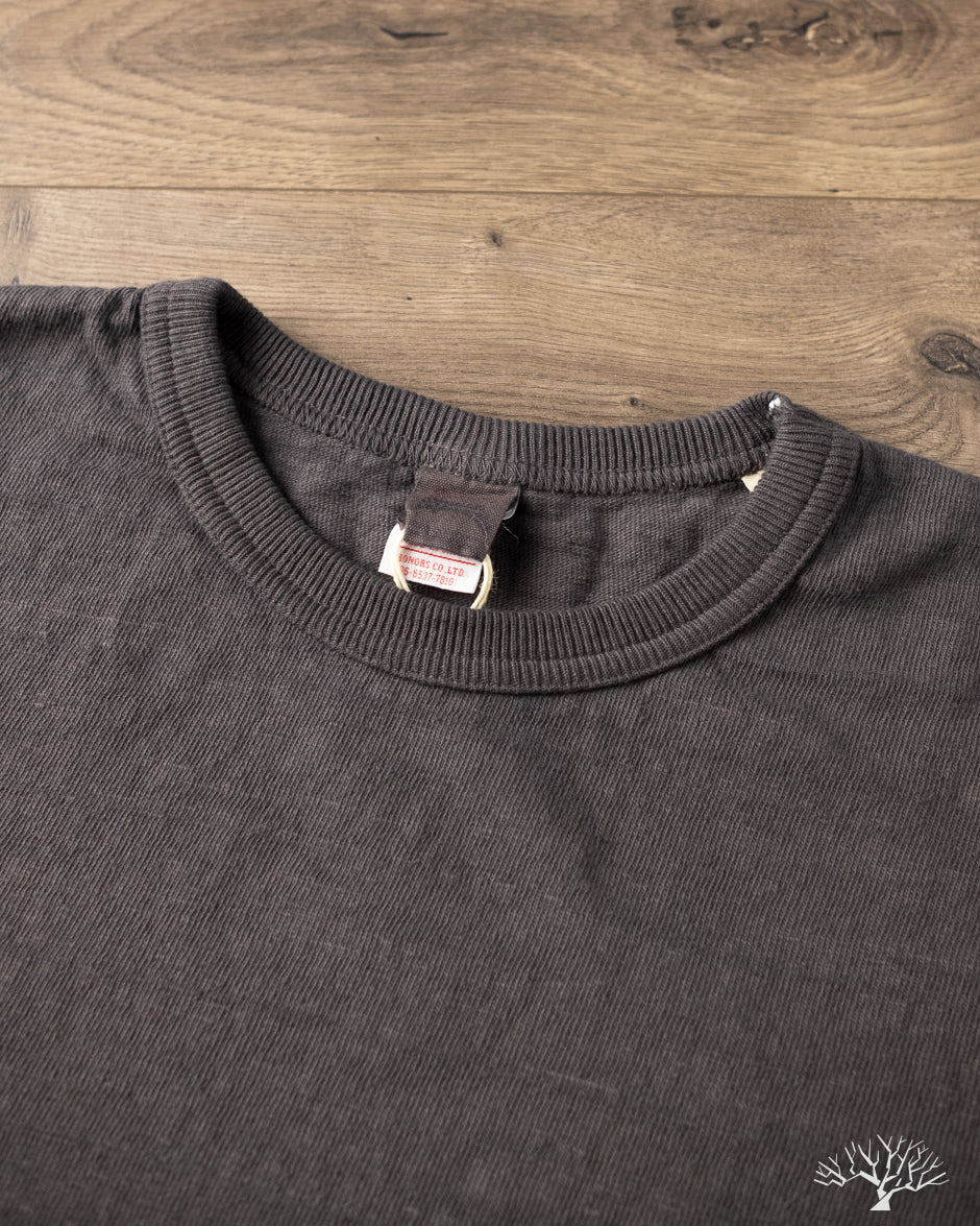 UES No. 8 Slub Nep Long-Sleeve Tee - Steel Gray