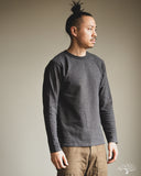 UES No. 8 Slub Nep Long-Sleeve Tee - Steel Gray