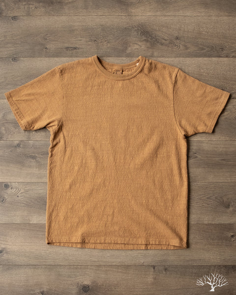 NOBLE カットソー 6440 Sueded V-Neck T-Shirt - Midnight Navy | NLA