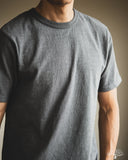 UES No. 8 Slub Nep Tee - Grey-Blue