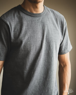 UES - No. 8 Slub Nep Tee - Grey-Blue – Withered Fig