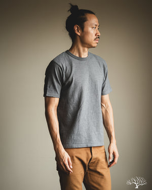 UES - No. 8 Slub Nep Tee - Grey-Blue – Withered Fig