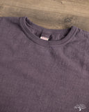 UES No. 8 Slub Nep Tee - Purple Navy