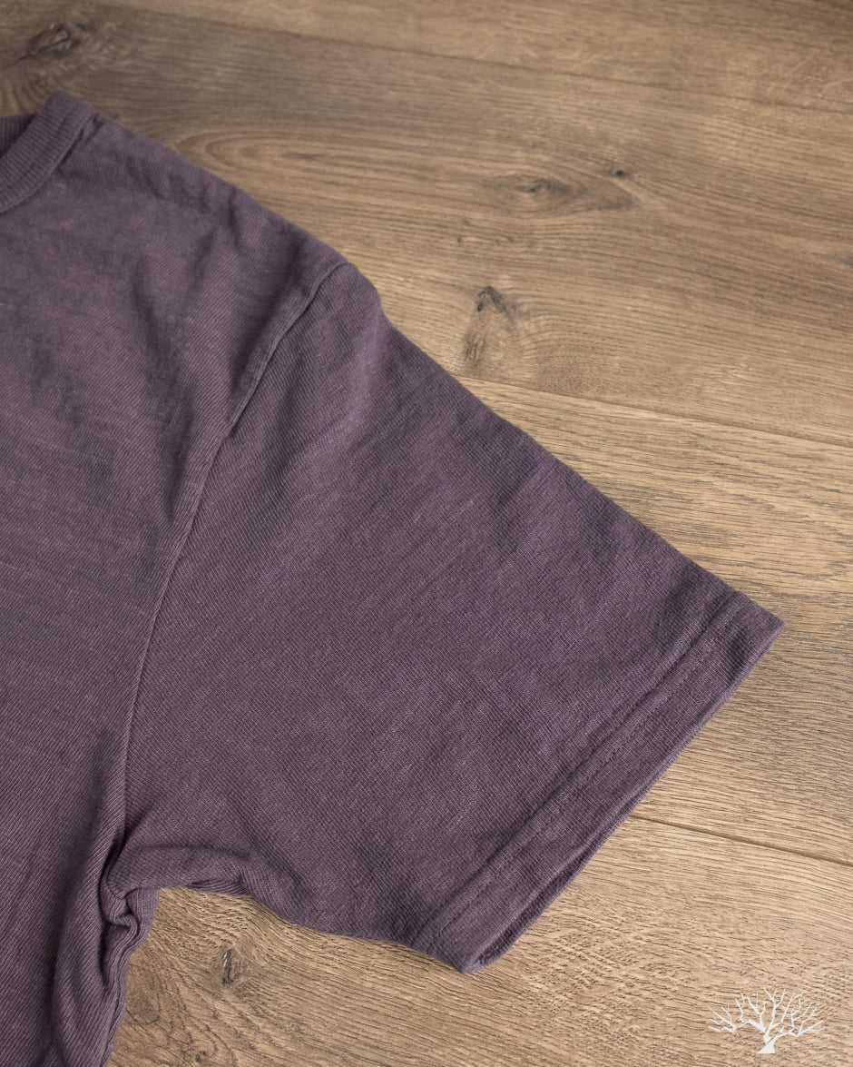 UES No. 8 Slub Nep Tee - Purple Navy