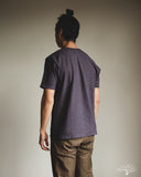 UES No. 8 Slub Nep Tee - Purple Navy