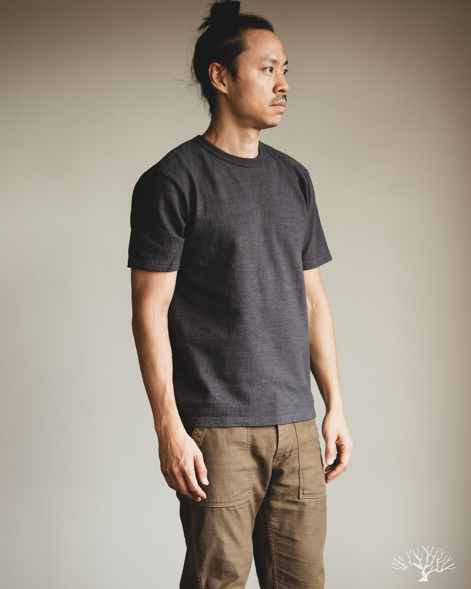 UES No. 8 Slub Nep Tee - Steel Gray