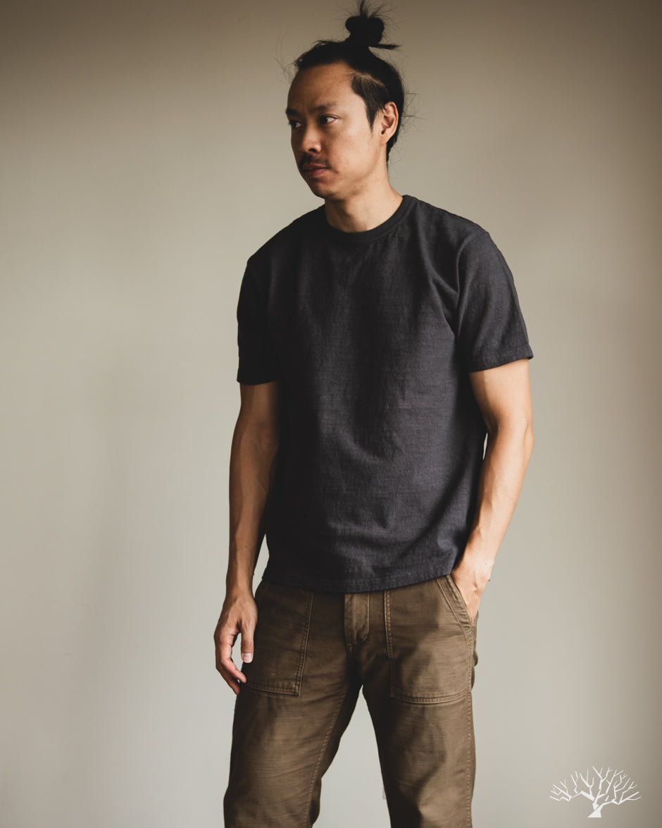 UES No. 8 Slub Nep Tee - Steel Gray