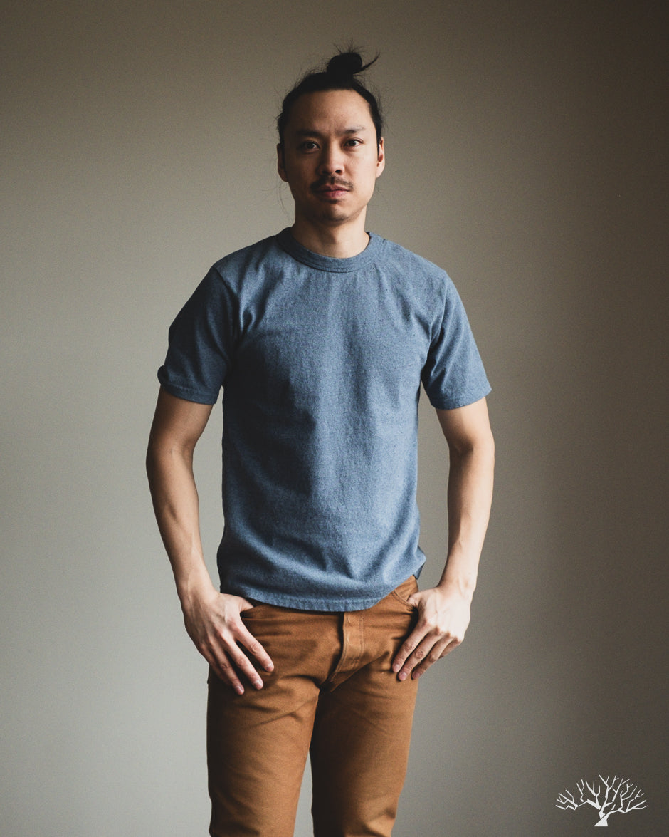 UES Recycled Denim Short-Sleeve T-Shirt - Blue