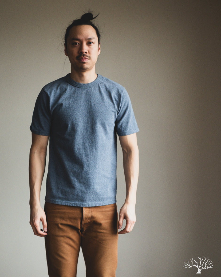 UES Recycled Denim Short-Sleeve T-Shirt - Blue