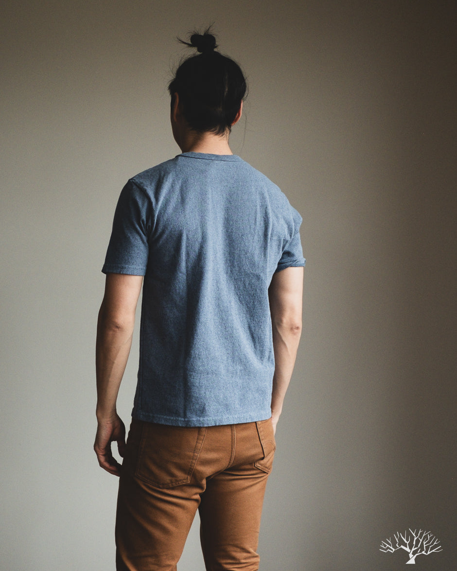 UES Recycled Denim Short-Sleeve T-Shirt - Blue