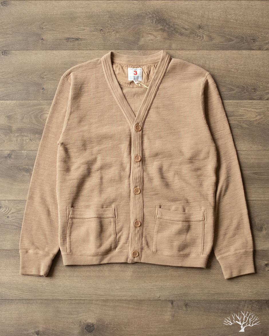 UES - Single Rib Cardigan - Beige – Withered Fig