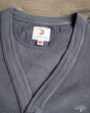 UES Single Rib Cardigan - Gray
