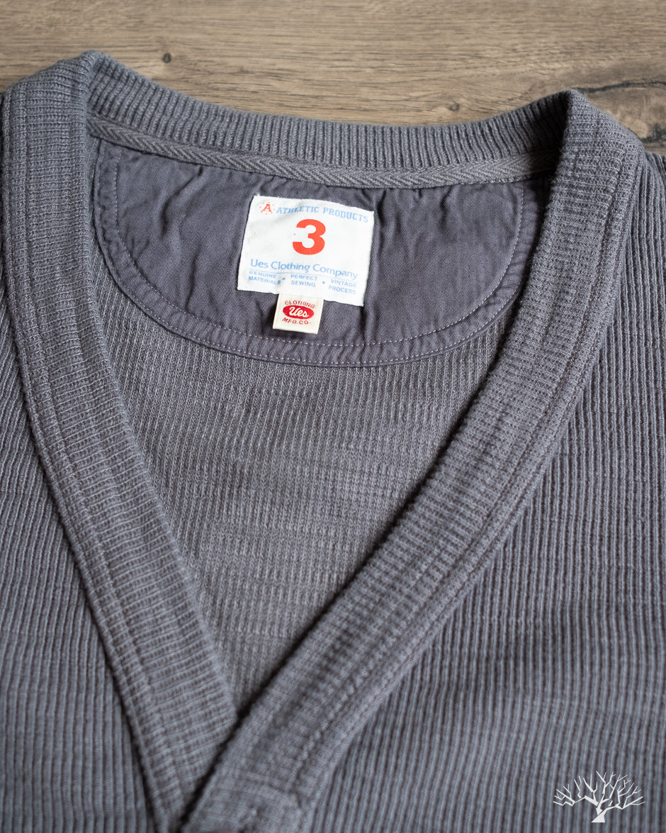 UES Single Rib Cardigan - Gray