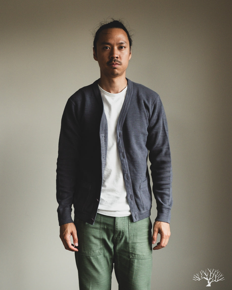 UES Single Rib Cardigan - Gray