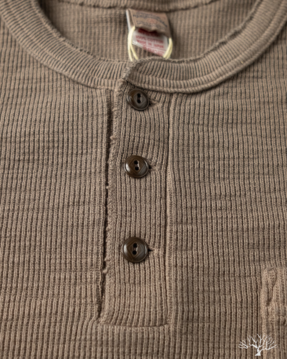 T-shirt Henley Homme Marks & Spencer – Beige Rayé, Taille L, état Impeccable