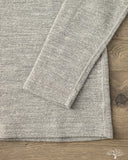 UES Single Rib Knit Long Sleeve Henley T-Shirt - Gray