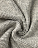 UES Single Rib Knit V-Gusset Long Sleeve T-Shirt - Gray