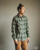 Slubby Heavy Flannel (502655) - Green