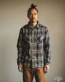 UES Slubby Heavy Flannel (502655) - Navy