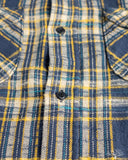 UES Slubby Heavy Flannel (502655) - Navy