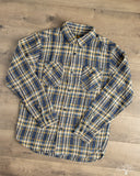 UES Slubby Heavy Flannel (502655) - Navy